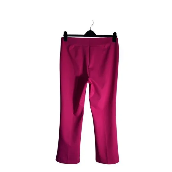 Rachel Zoe Fuchsia Straight-Leg Pull - On Pants Size 12 Stylish & Chic - Picture 3 of 9